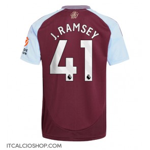 Aston Villa Jacob Ramsey #41 Prima Maglia 2024-25 Manica Corta